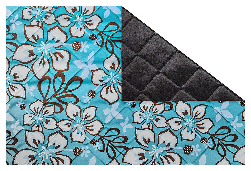 Magneet Raamisolatie Achterdeuren Fiat Ducato (2006-heden): Hibiscus Turquoise & Black