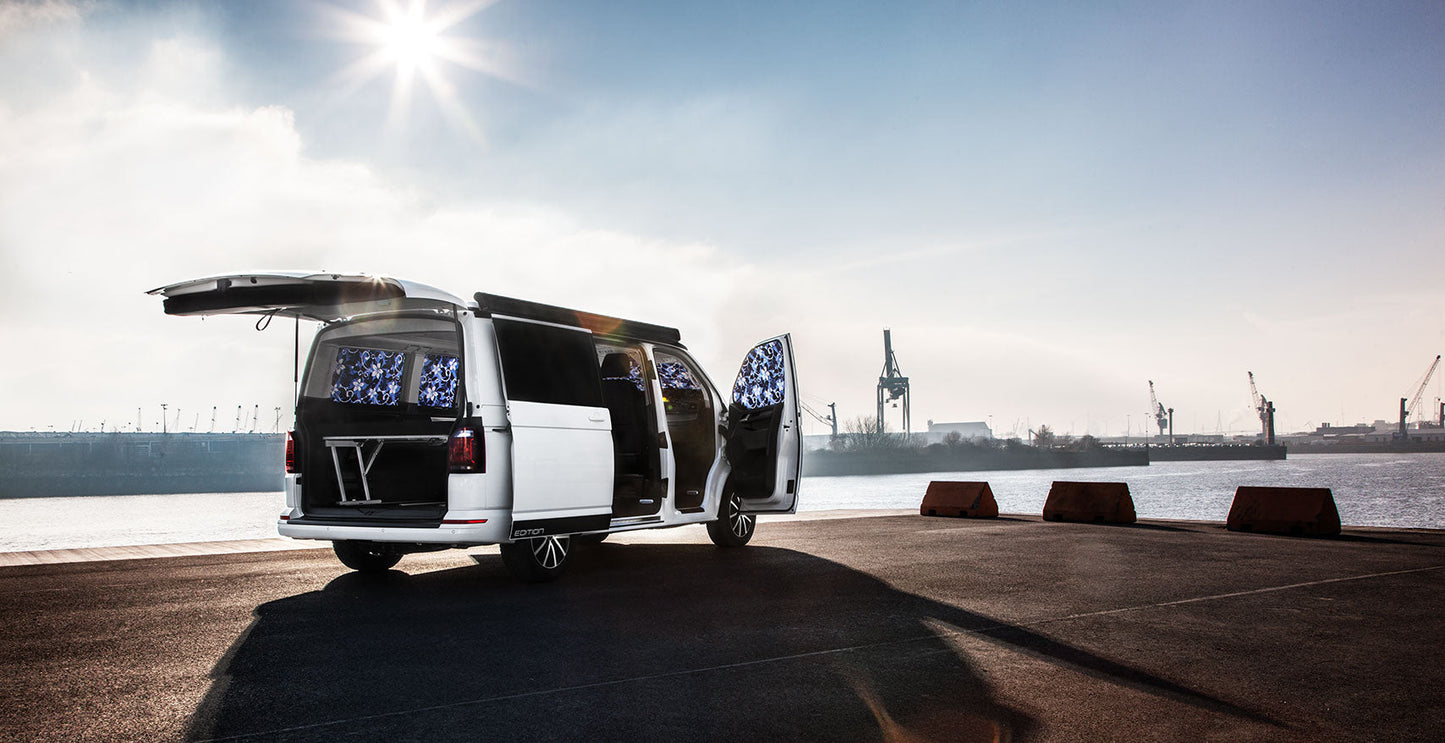 Magneet Raamisolatie Achterdeuren Opel Movano (2021-heden): Sunbeam Candy & Black